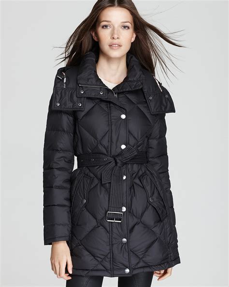 burberry brit shoredale belted puffer coat|Burberry belt puffer jacket.